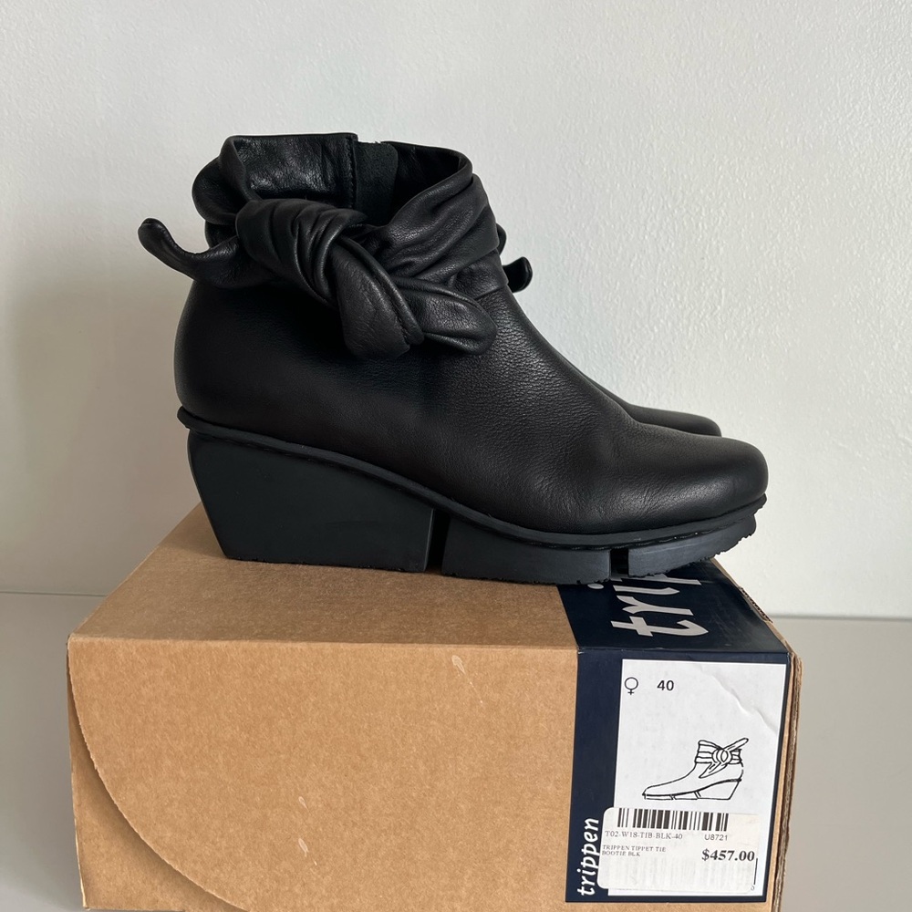 Trippen Tippet Tie Bootie, size 40, Excellent like new condition